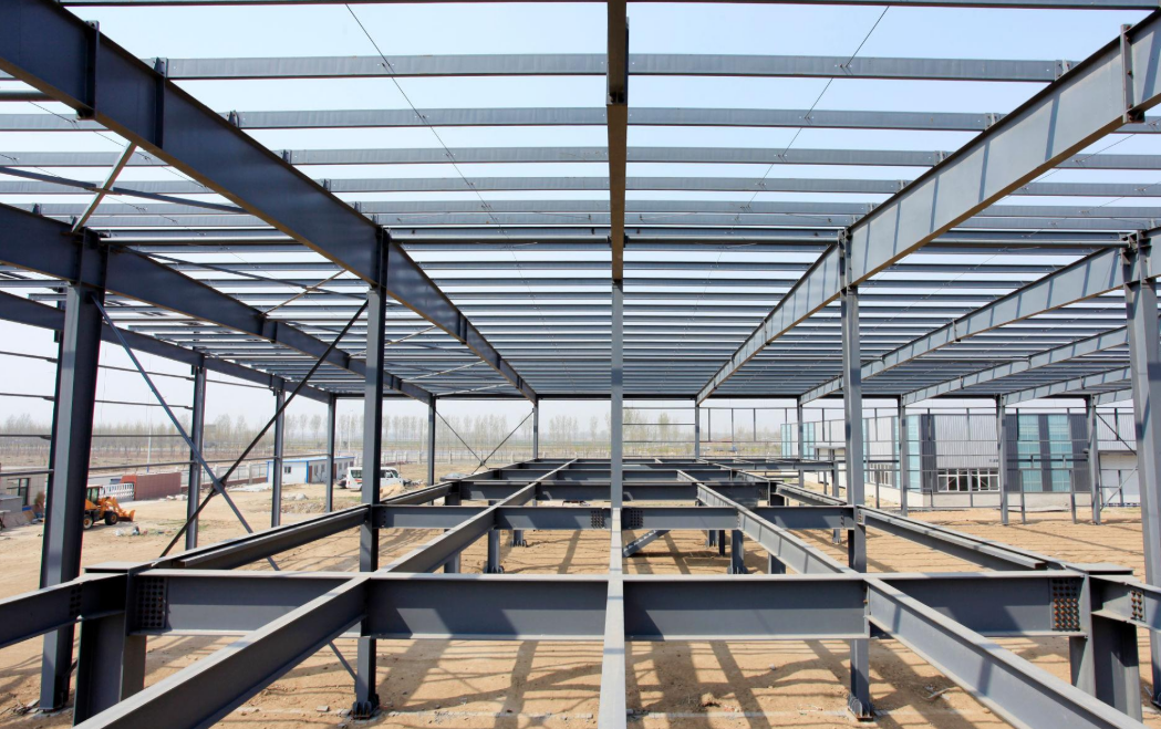 Commercial steel frame grid